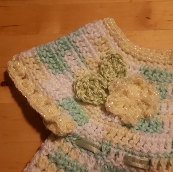 Beautiful Crochet Baby Cardigan💛 | Brand New | Size 0-3 Months - Picture 7 of 9